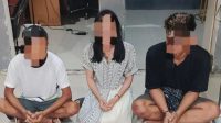 tiga orang terduga pengedar narkoba jenis sabu dengan barang bukti seberat 2,79 gram diamankan polres Lombok Tengah