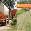 Truk CPO milik PT Batang Pane Agro Tunggal diketahui tengah melakukan penyedotan Miko dari kolam penampungan milik PT Agrinas Palma Nusantara (sebelumnya PT Duta Palma Nusantara). Beberapa unit mobil tangki tampak terparkir di lokasi, digunakan untuk mengangkut limbah tersebut