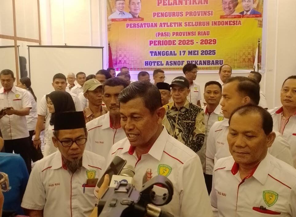 dr. Toni Chandra, M Kes Nakhodai Kepengurusan Persatuan Atletik Seluruh Indonesia (PASI) Provinsi Riau Masa Bakti 2025-2029.