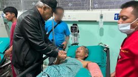 JWS (53), seorang Jaksa di Bidang Pidana Umum Kejari Deli Serdang yang dibacok oleh orang tak dikenal