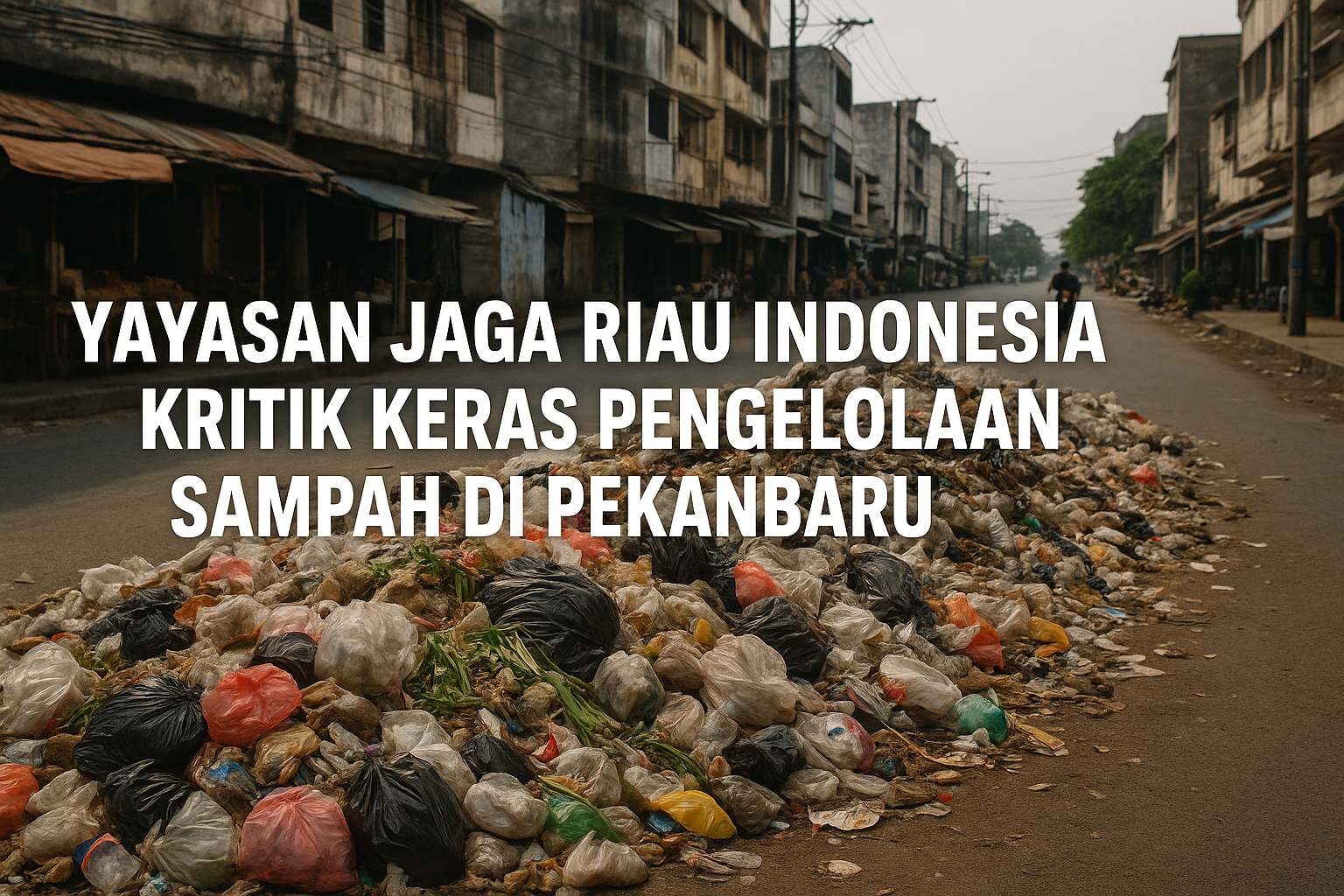 Yayasan Jaga Riau Indonesia Kritik Keras Pengelolaan Sampah di Pekanbaru