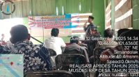 Rapat kepala desa simandolak benai