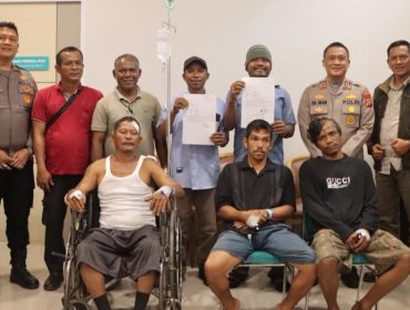 Konflik Lahan di Balai Jaya Berakhir Damai, Polres Rohil Fasilitasi Restorative Justice. ( Photo : Ilyas )