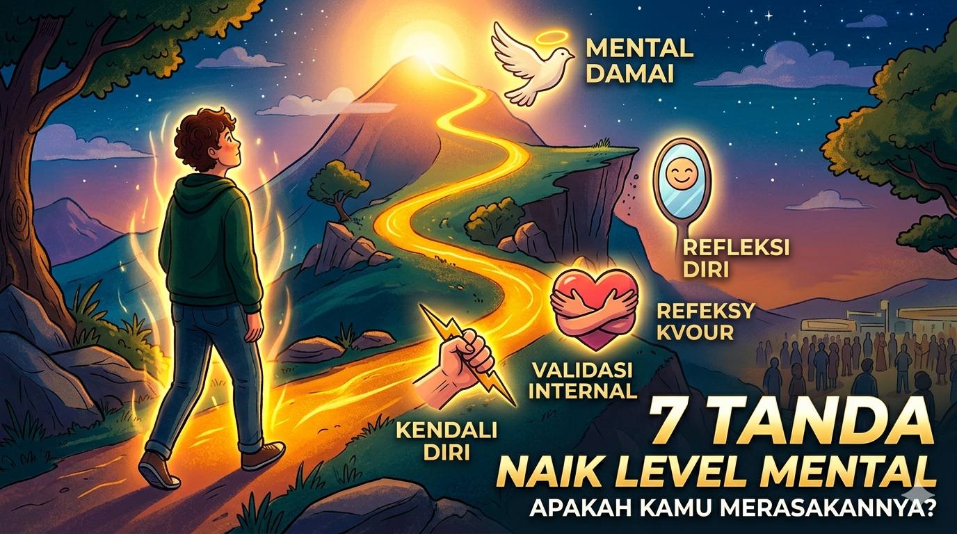 Tanda kamu sedang naik level mental tapi jarang kamu sadari